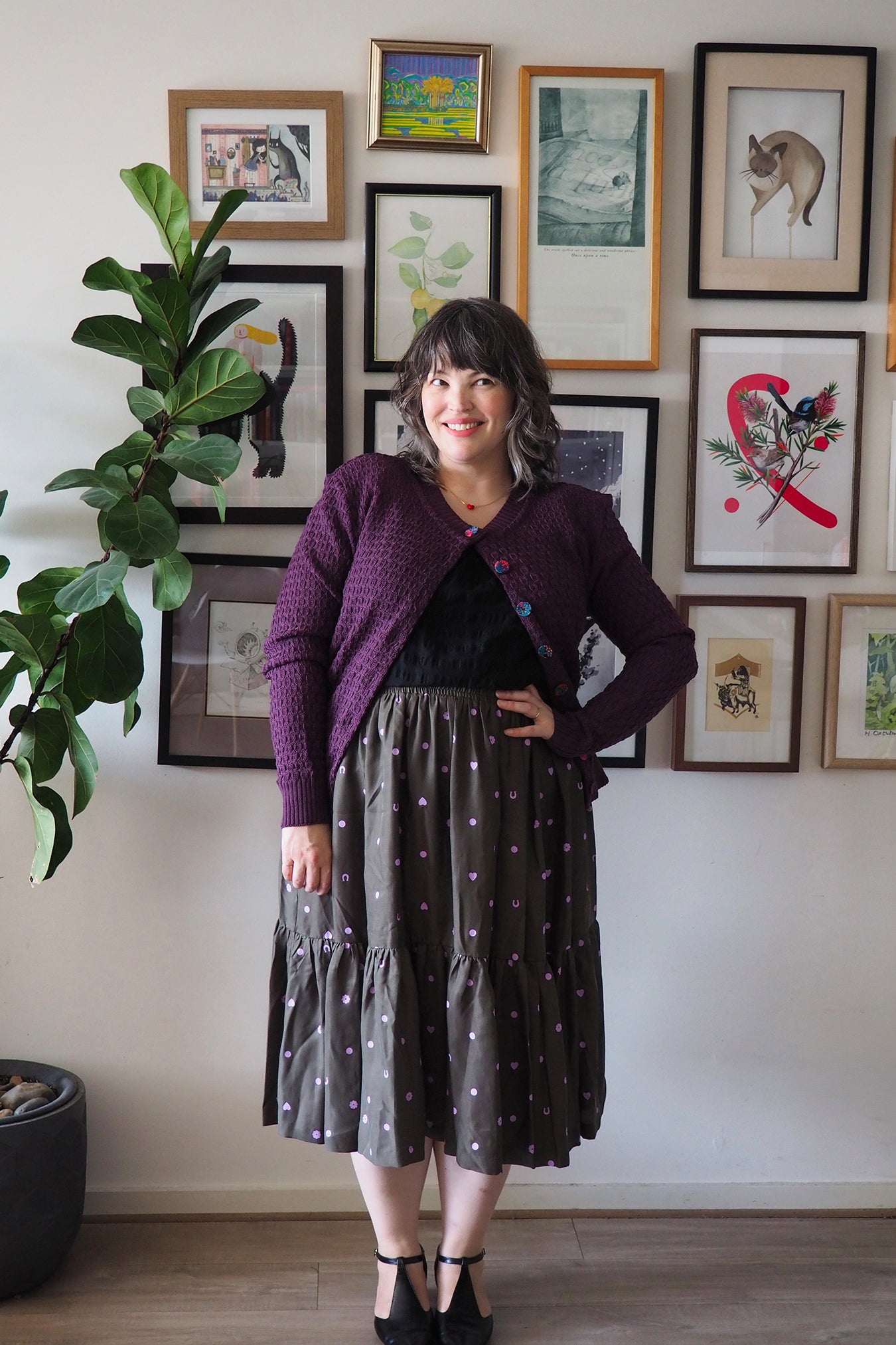 Clementine Cardie Purple Heart