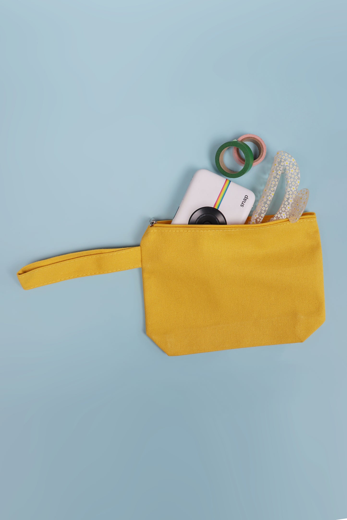 Terraces Zip Purse Mustard