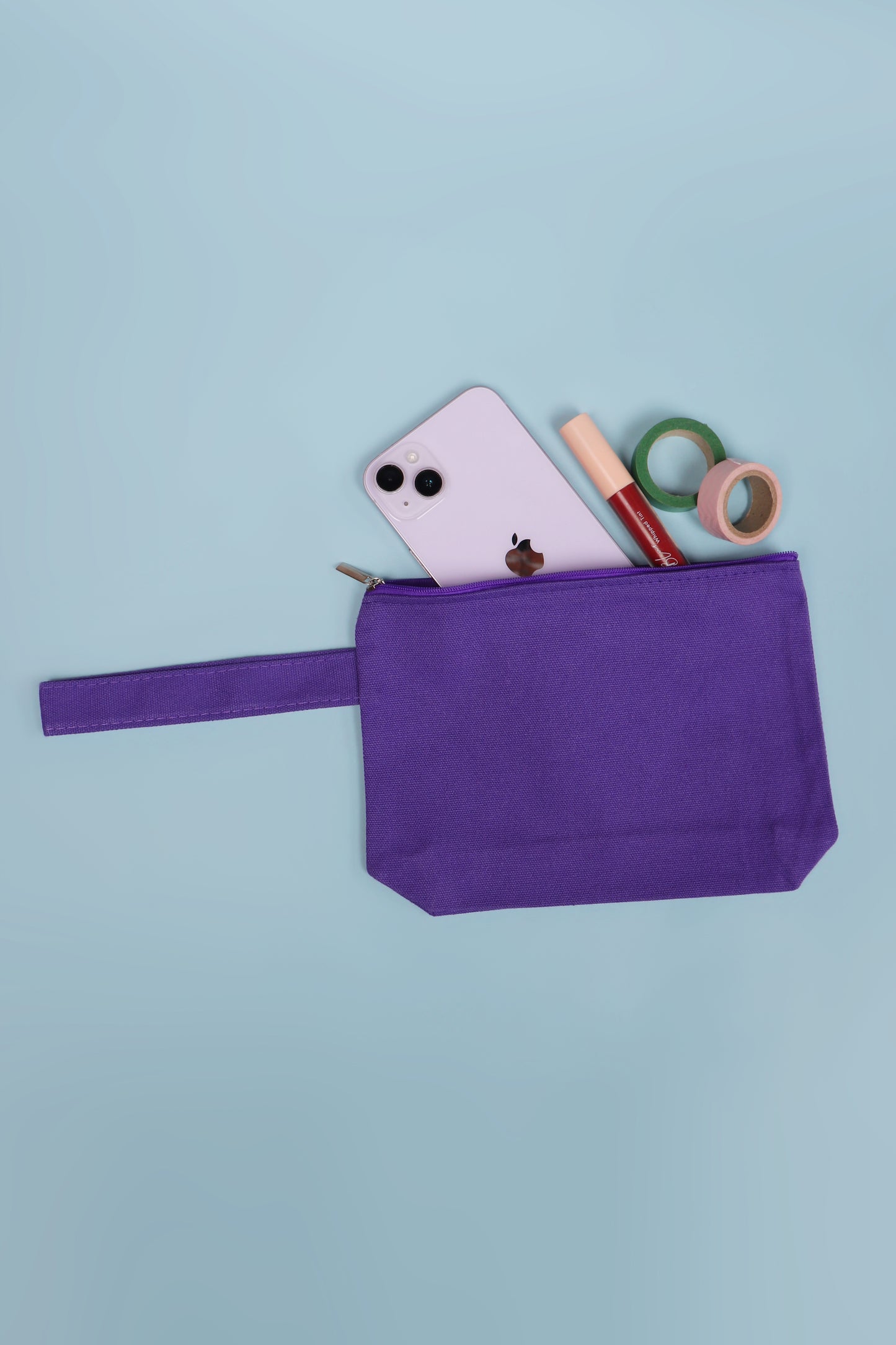 Growing Together Zip Purse Purple