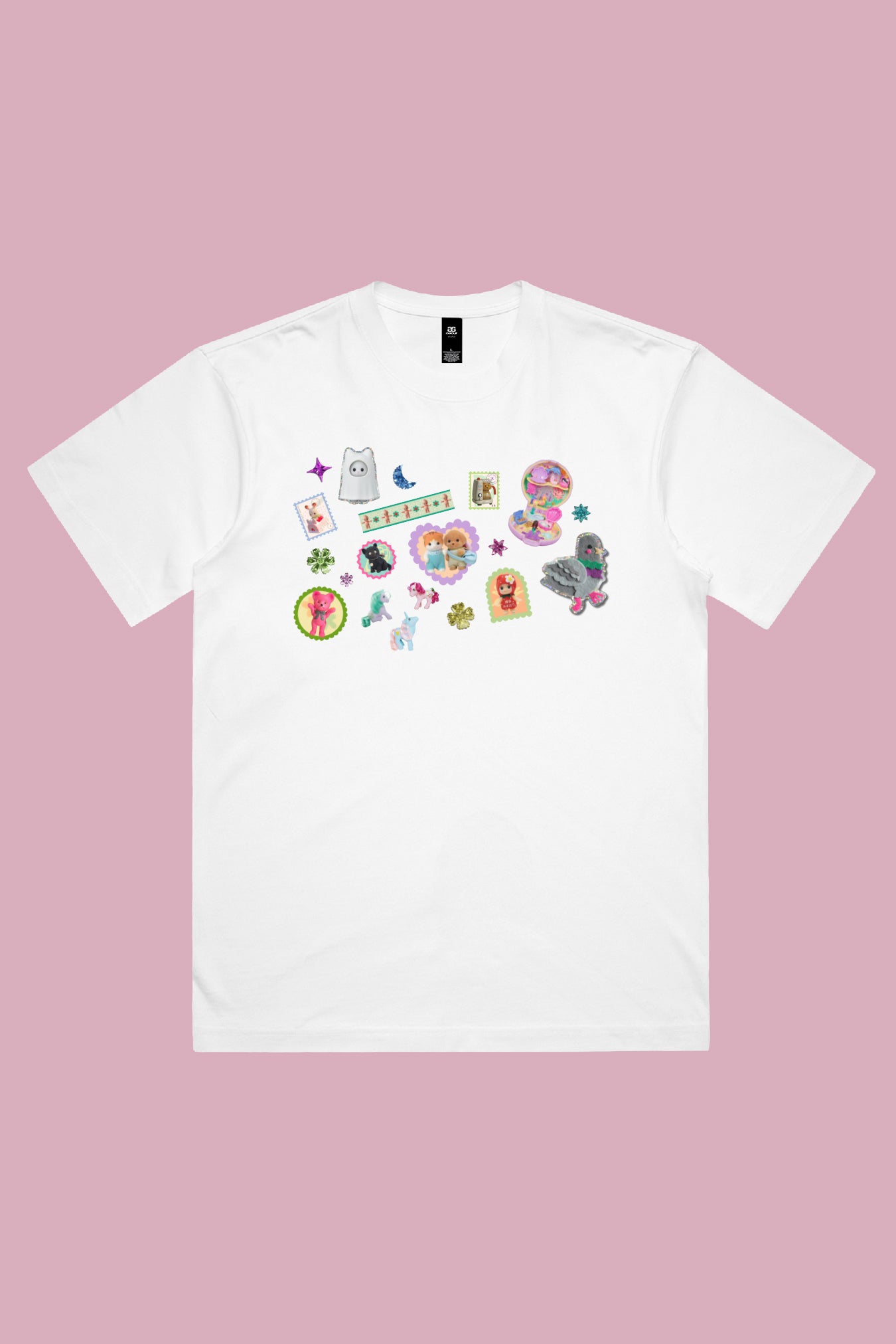 Shellflower Tee x Made590 Tee White