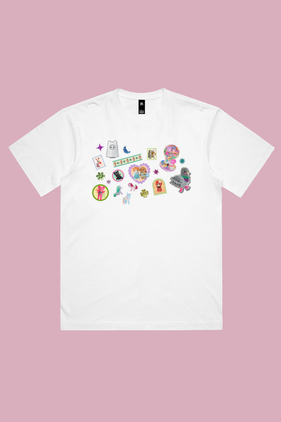 Shellflower Tee x Made590 Tee White