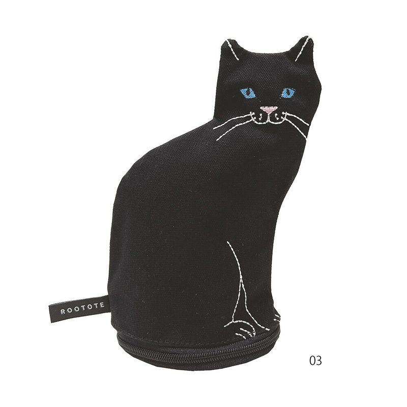 Neko Cat Purse Black