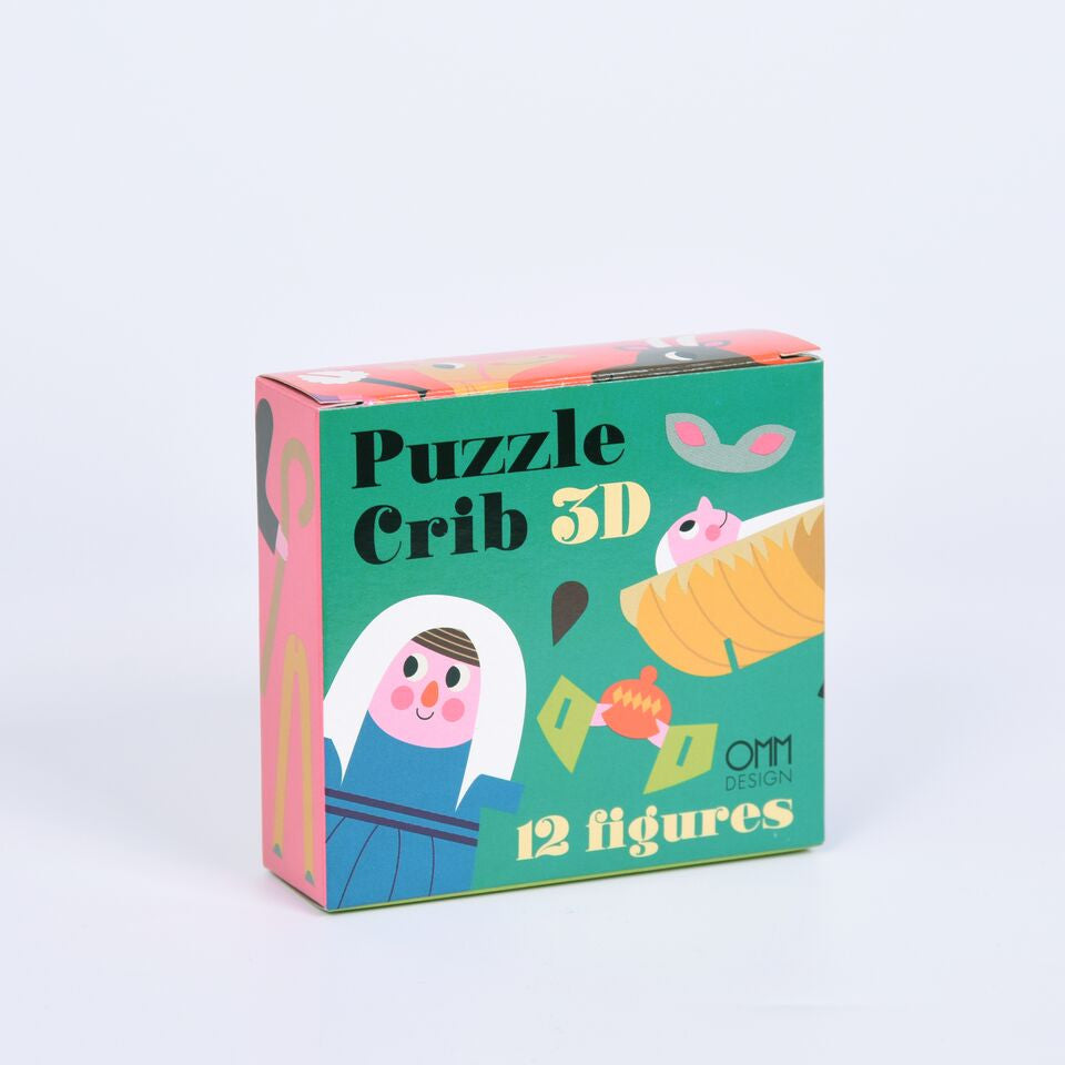 Load image into Gallery viewer, OMM Design - Xmas Puzzle Crib 3D 12 figures
