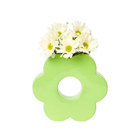 Load image into Gallery viewer, Daisy Vase Green
