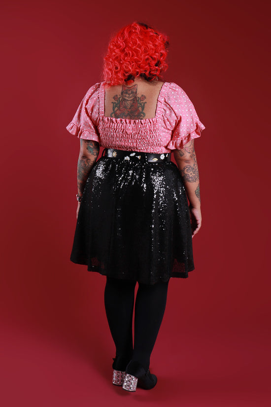 Load image into Gallery viewer, Xanadu Skirt Mini Black Midnight
