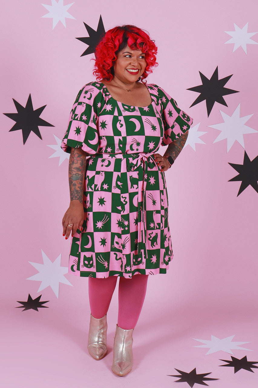 Roxy Dress Cosmic Cats