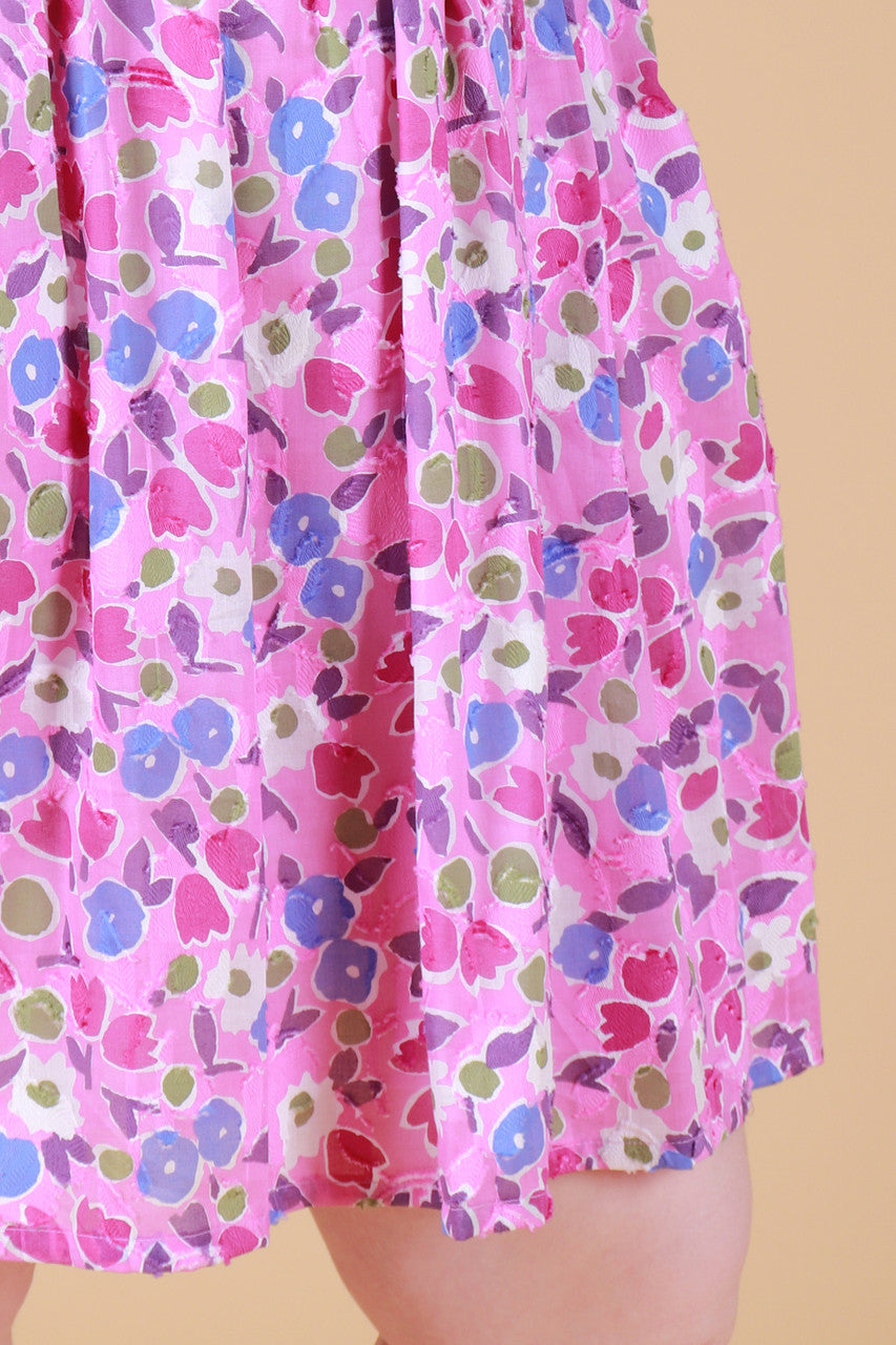 Load image into Gallery viewer, Edie Dress Flower Field Pink
