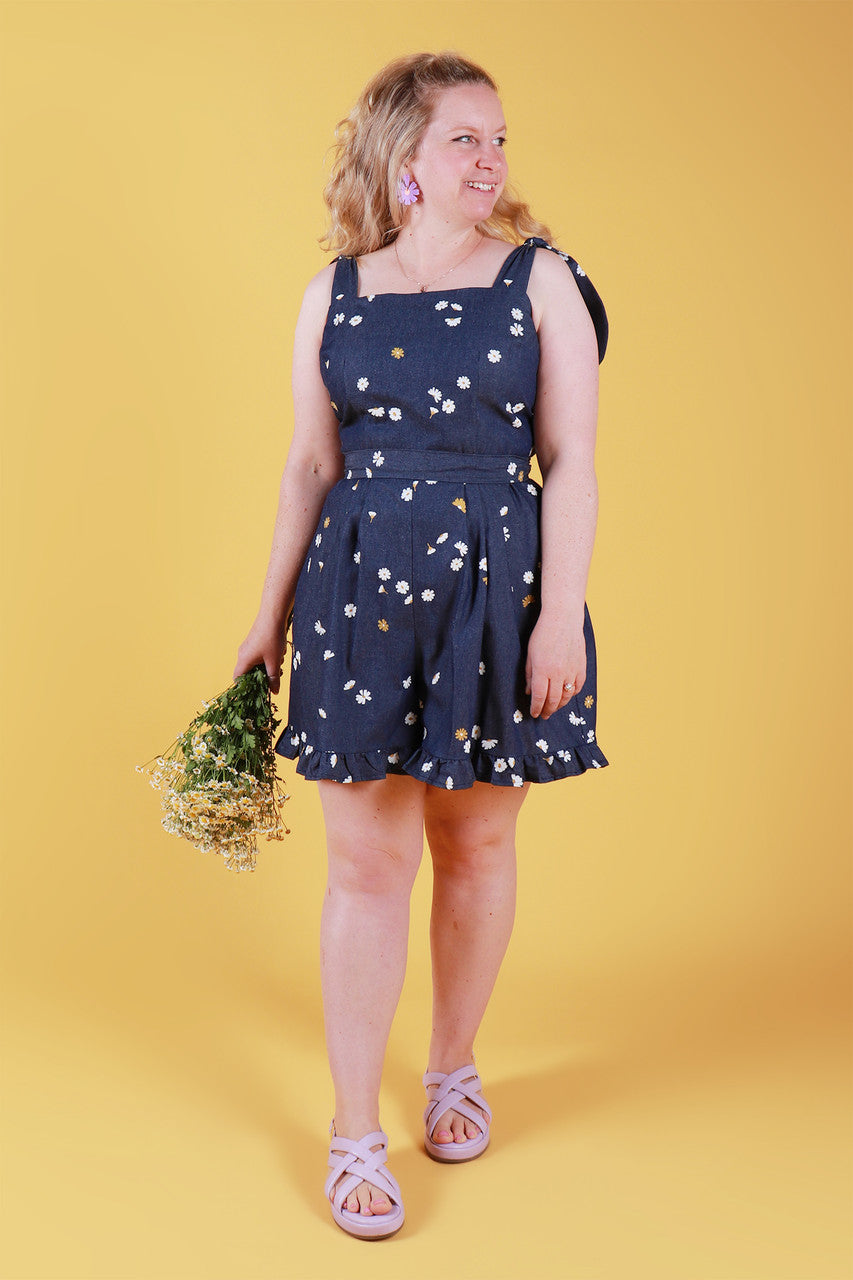 Rayna Romper Daisy Dot