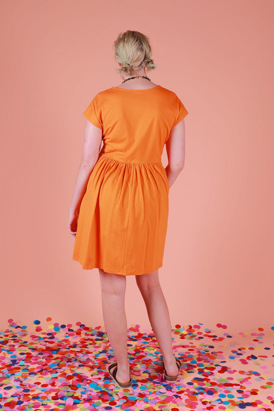 Edie Tee Dress Healing Orange