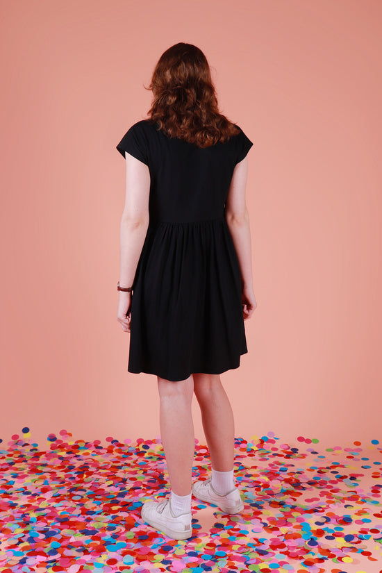 Edie Tee Dress Progress Black