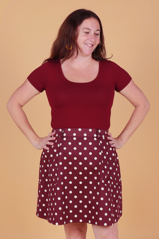 Bronte Reversible Top Berry