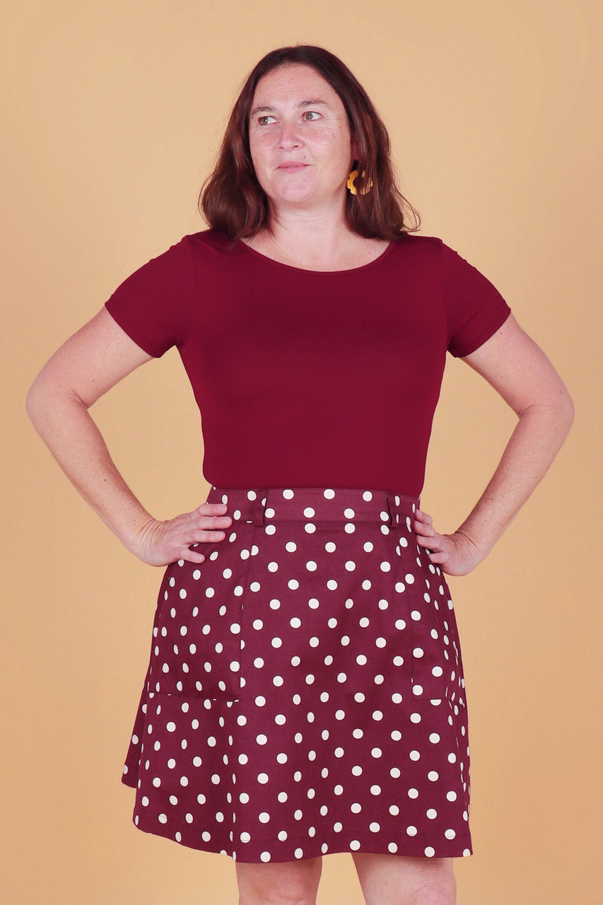 Bronte Reversible Top Berry