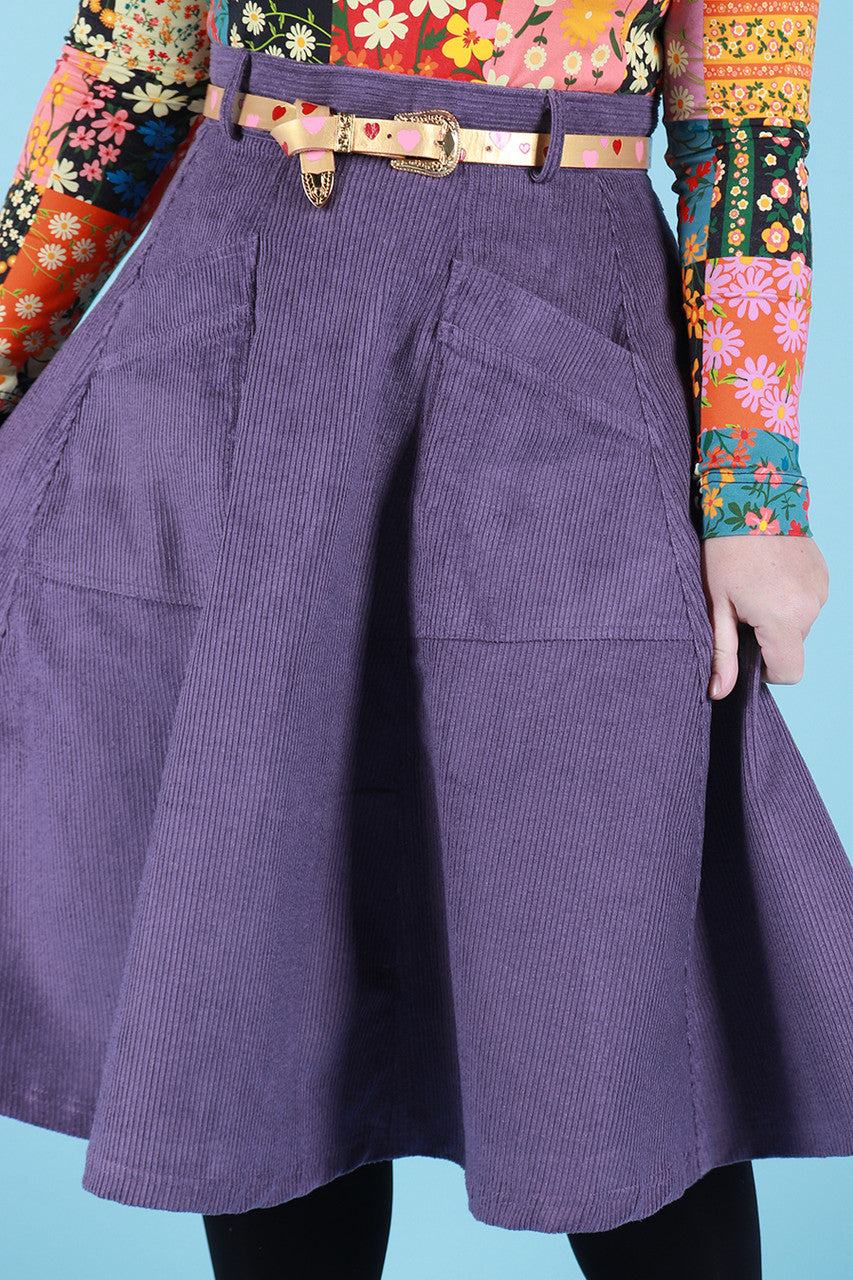 Paige Skirt Dusty Purple