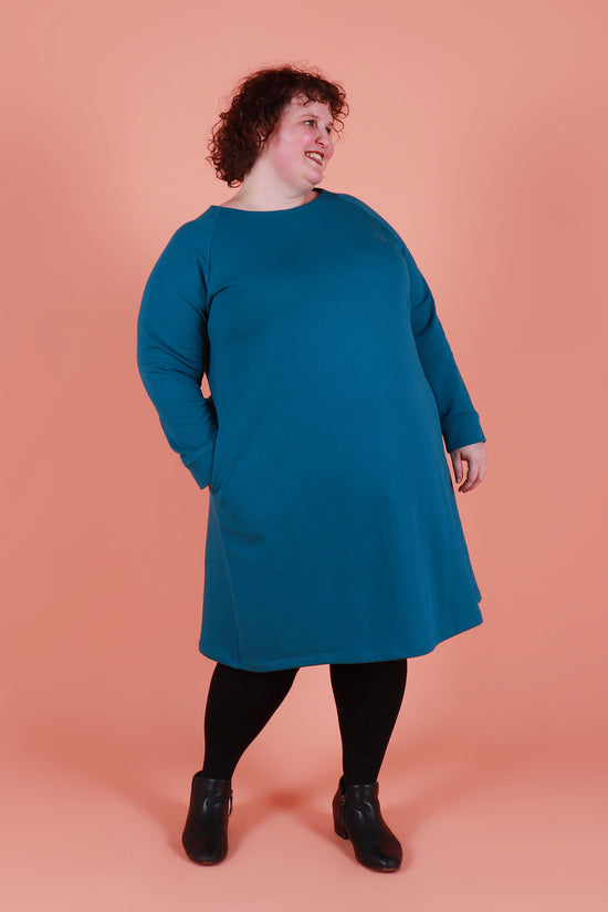 Sadie Dress A Line Teal