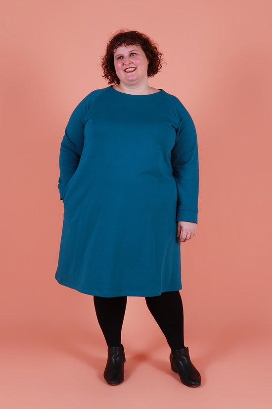 Sadie Dress A Line Teal