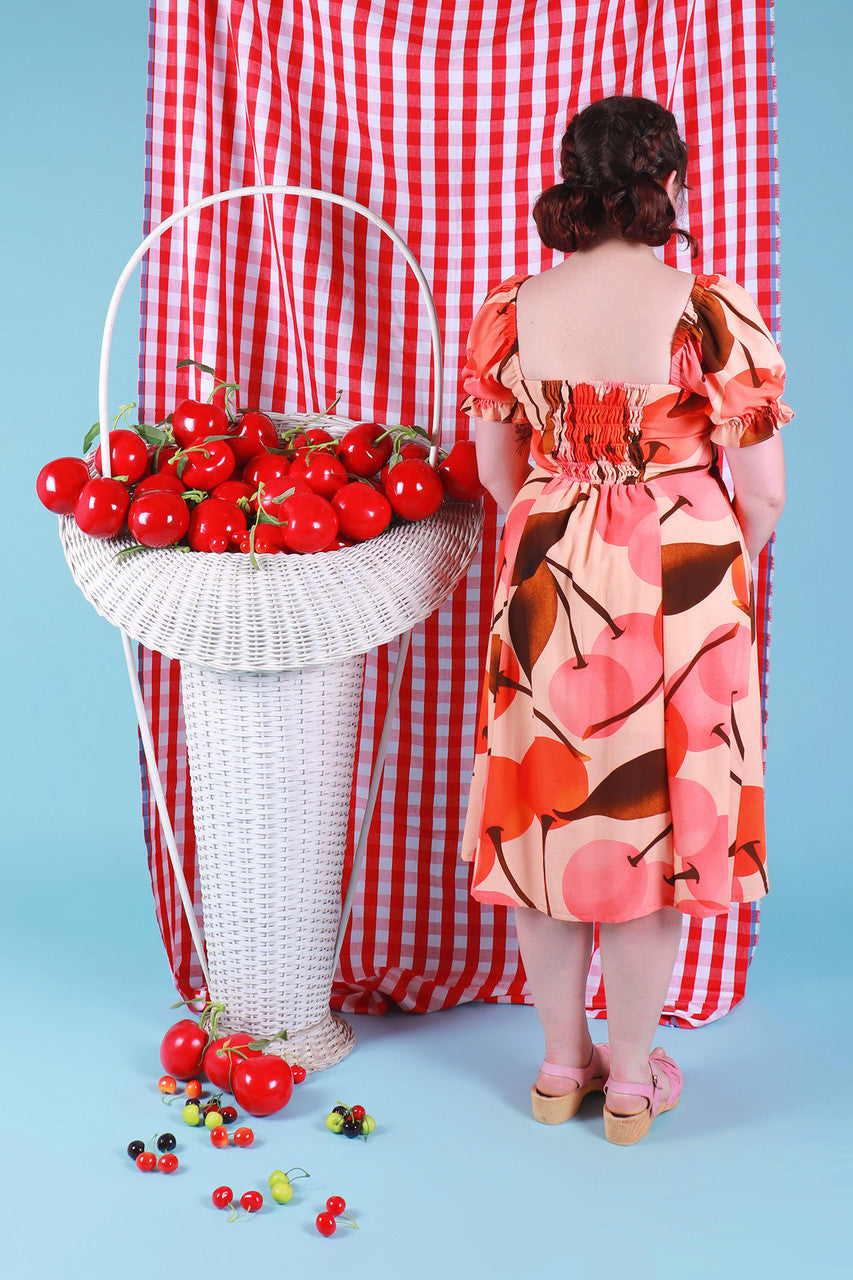 Load image into Gallery viewer, Anita Dress Cherries
