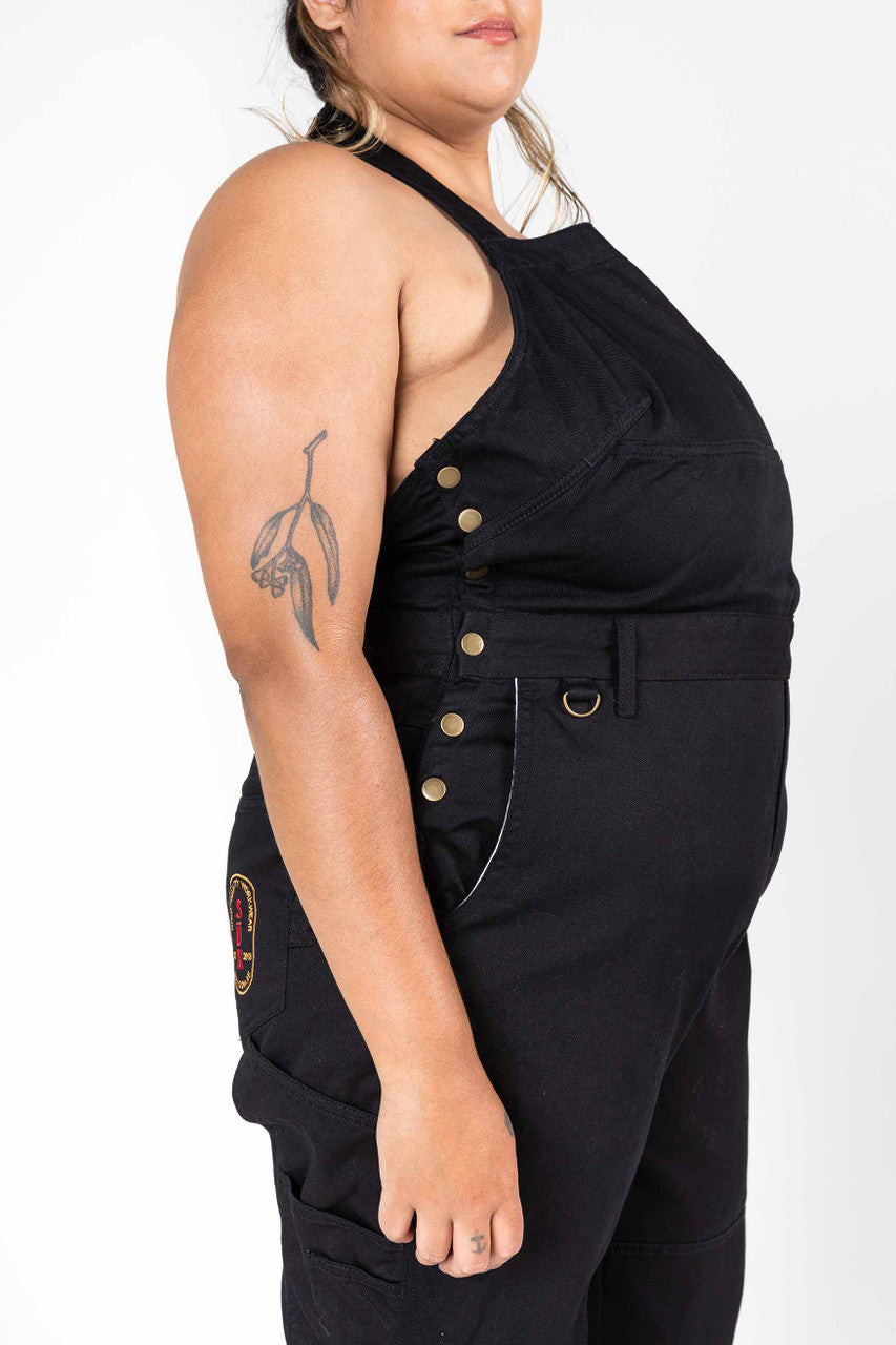 Parton Work Suit Long Body Black