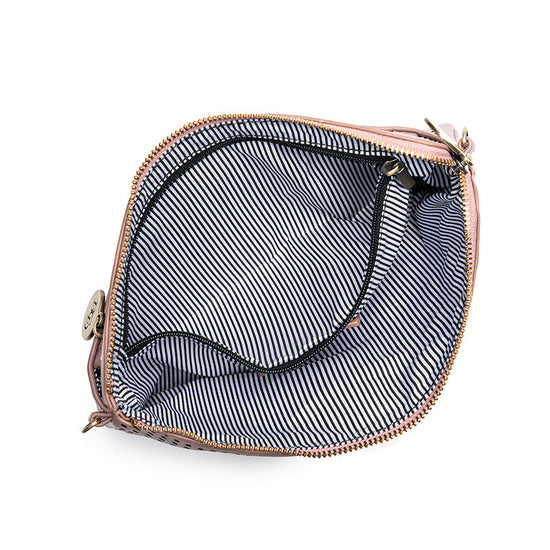 Load image into Gallery viewer, Nina Winter Pink Crossbody and Clutch
