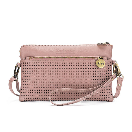 Load image into Gallery viewer, Nina Winter Pink Crossbody and Clutch
