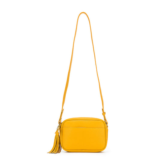 Raven Mustard Crossbody Bag