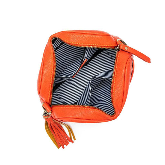 Raven Orange Crossbody Bag