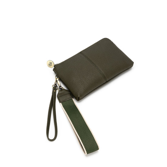 Load image into Gallery viewer, Lylah Dark Olive Pouch
