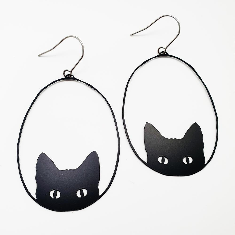 Black Cat Dangles