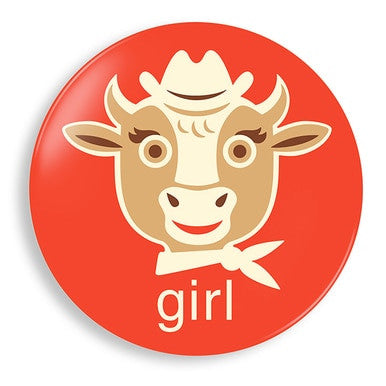 Cow Girl Plate - Jane Jenni