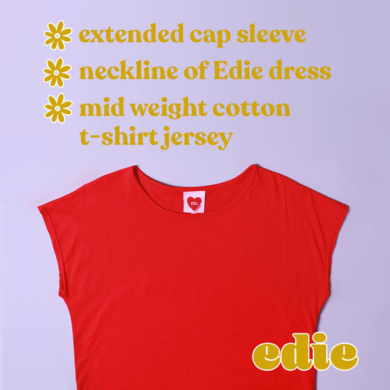 Load image into Gallery viewer, Edie Tee Red
