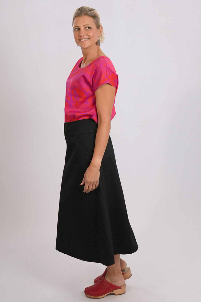 Load image into Gallery viewer, Amy Skirt Midi Black
