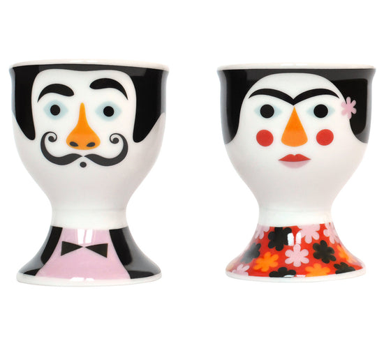 Load image into Gallery viewer, Omm Design - Frida And Salvador Egg Cup Set
