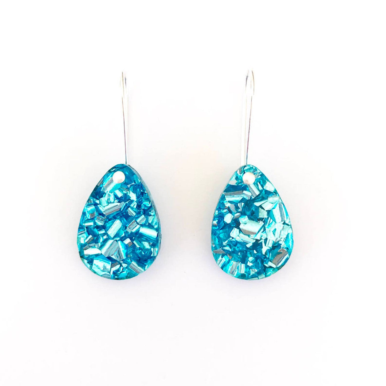 Load image into Gallery viewer, Baby Drop Earrings Ice Blue
