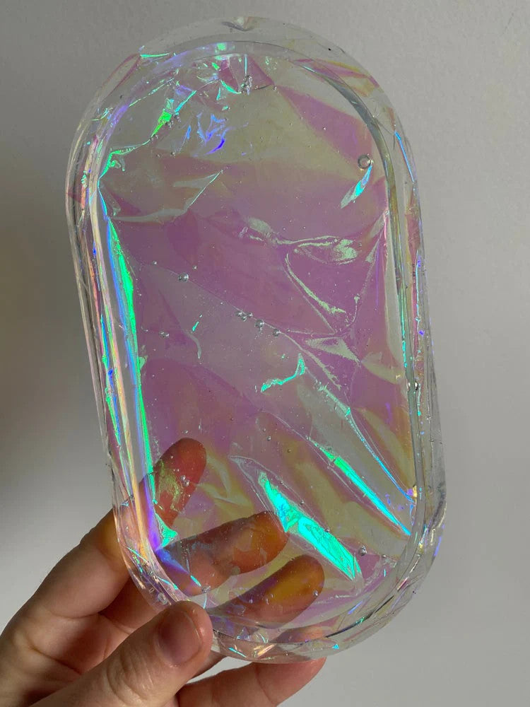 Load image into Gallery viewer, Iridescent Resin Skin Care Tray
