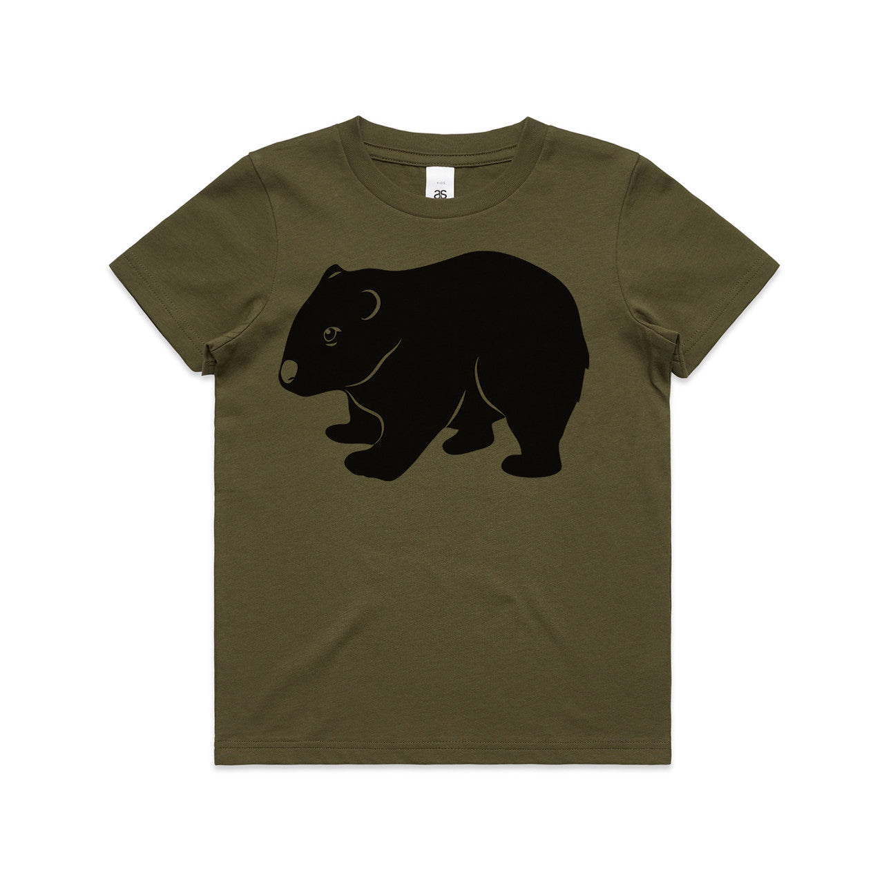 Load image into Gallery viewer, Wombat Kids Tee Army
