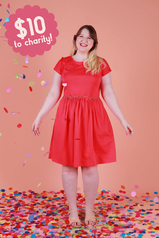 Edie Tee Dress Geranium Life