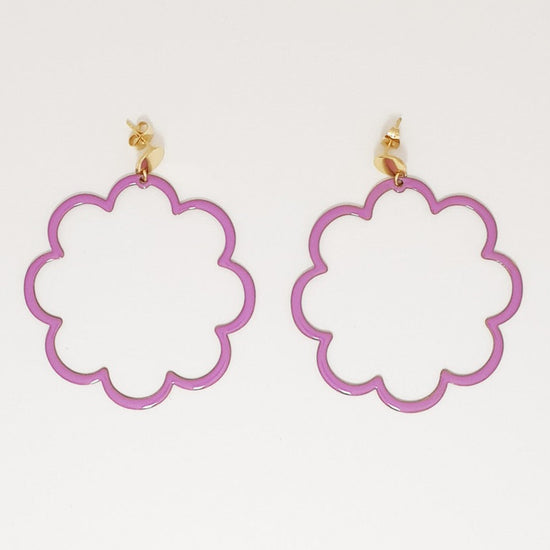 Pirouette Earrings Violet