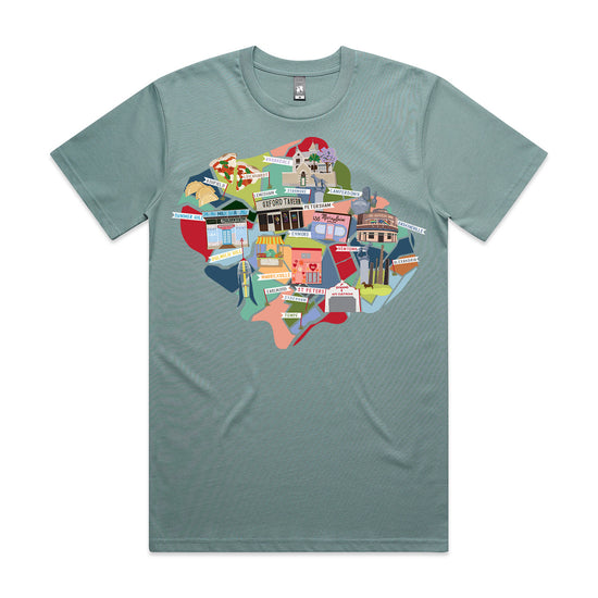 Inner West Map Tee Mineral