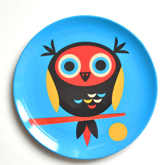 OMM Design Owl Plate