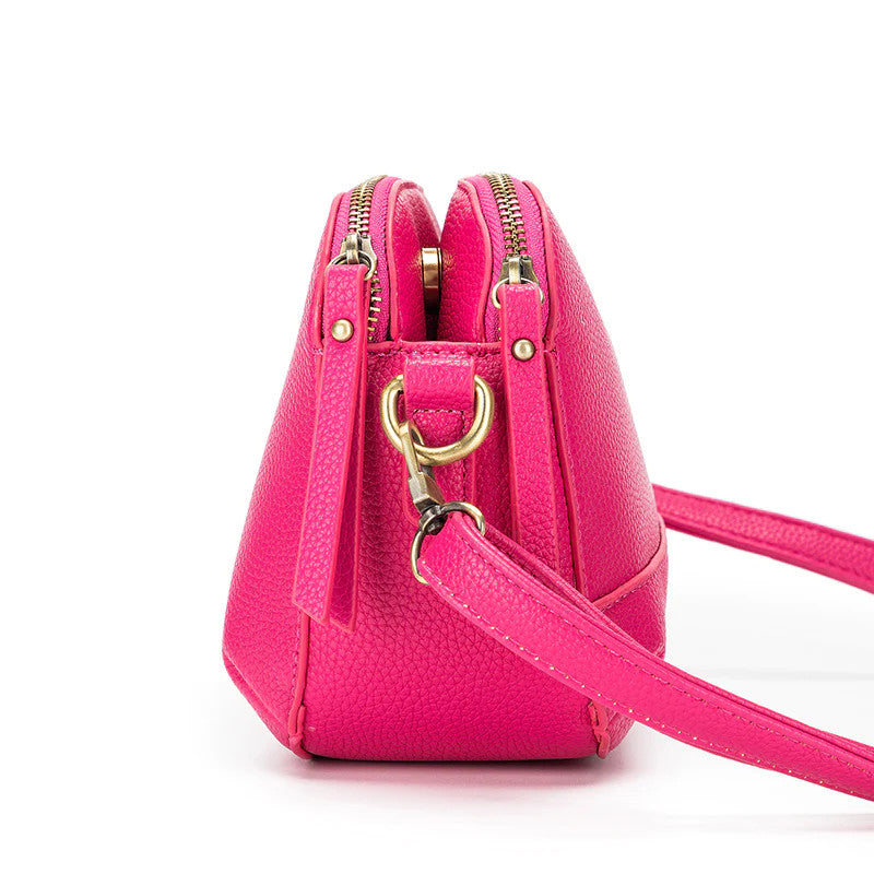 Load image into Gallery viewer, Piper Fuchsia Crossbody Bag
