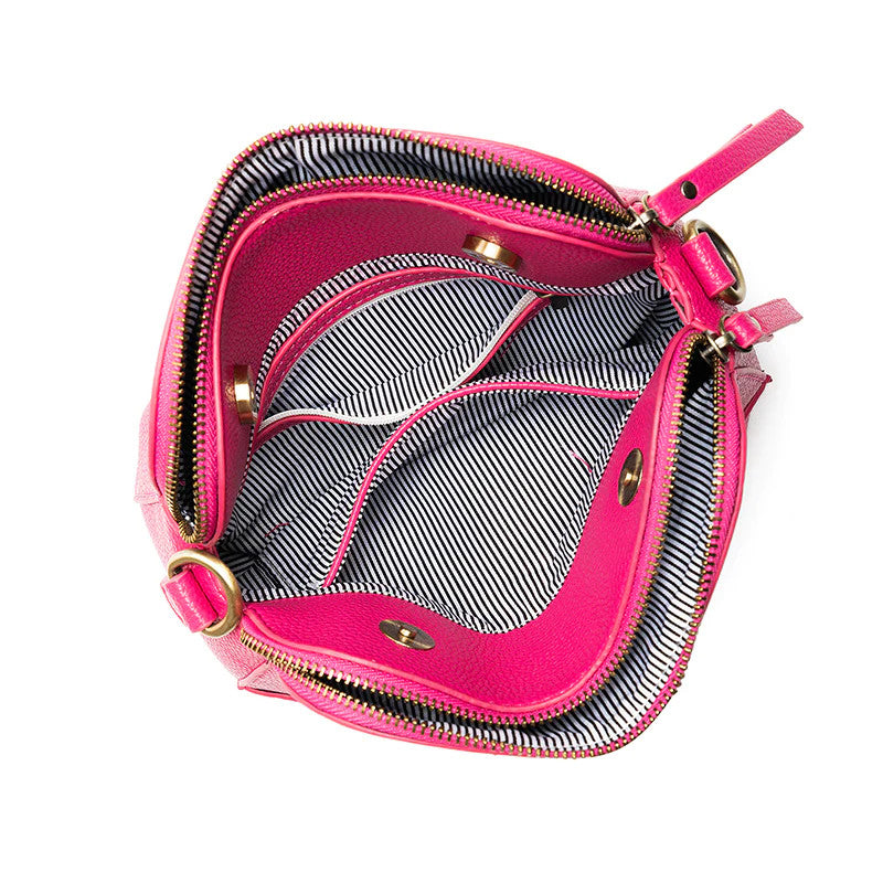 Load image into Gallery viewer, Piper Fuchsia Crossbody Bag
