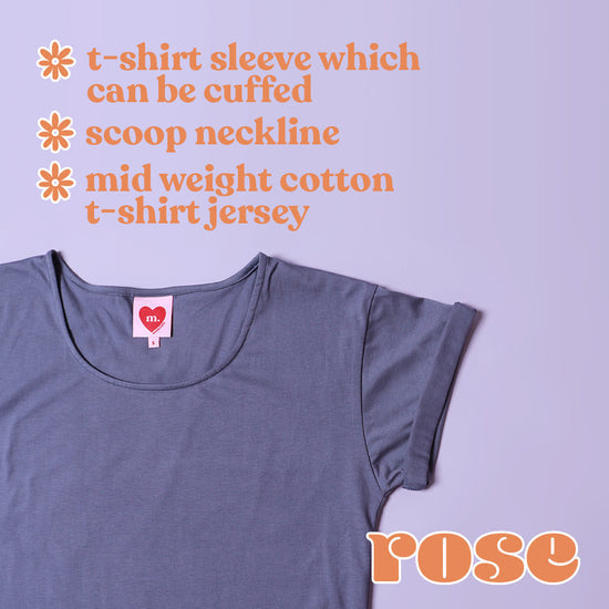 Load image into Gallery viewer, Rose Tee Red
